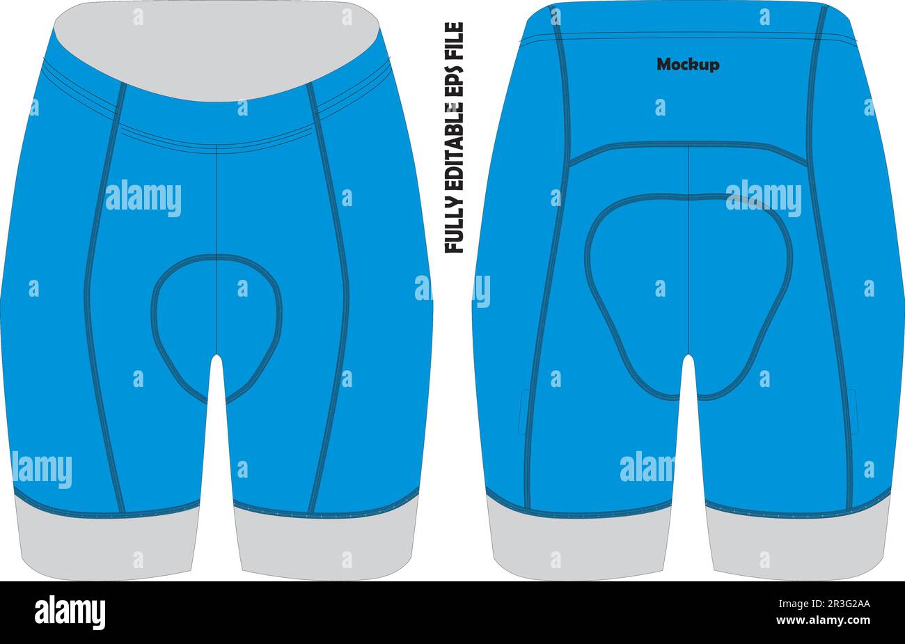 Cycling Shorts Mock up Stock Vector Image & Art Alamy