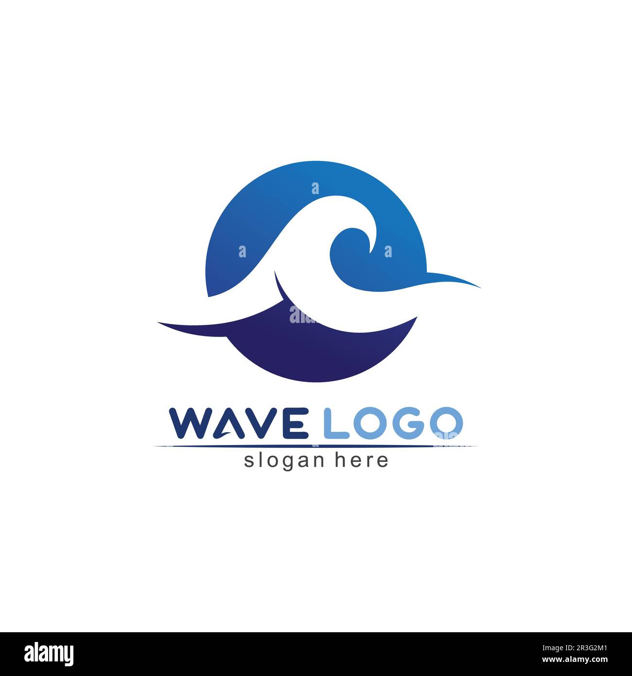 Water wave icon vector illustration design logo Stock Vector Image ...
