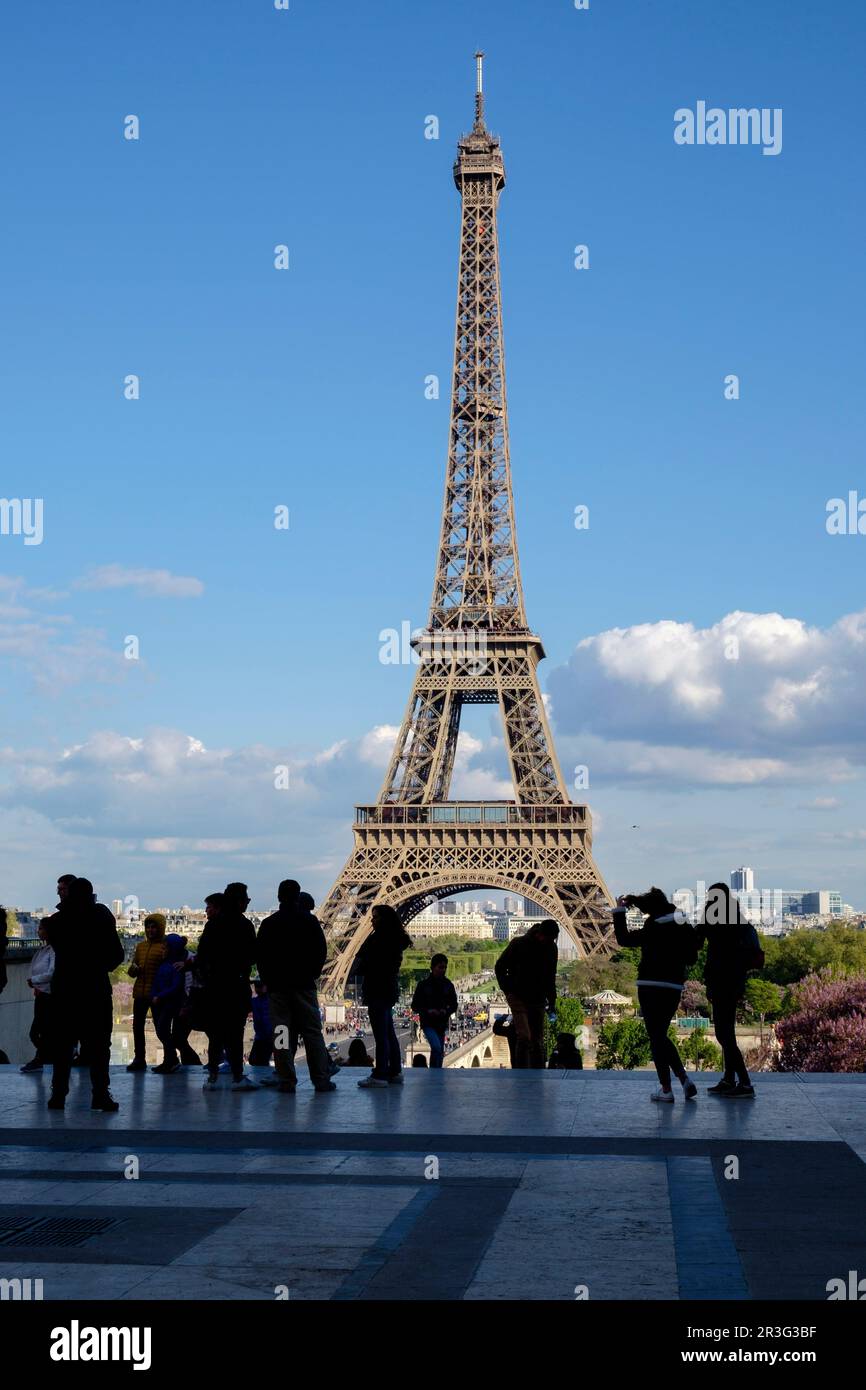 torre Eiffel, 1889, campo de Marte, Paris,France,Western Europe. Stock Photo