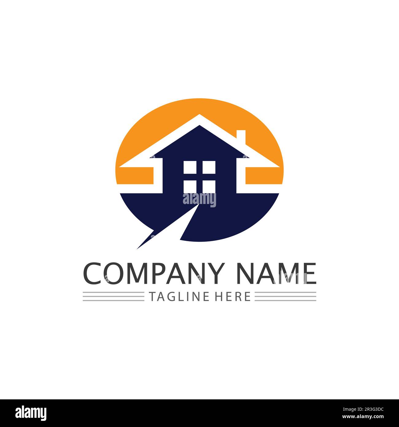 house and Real estate and home buildings vector logo icons template ...