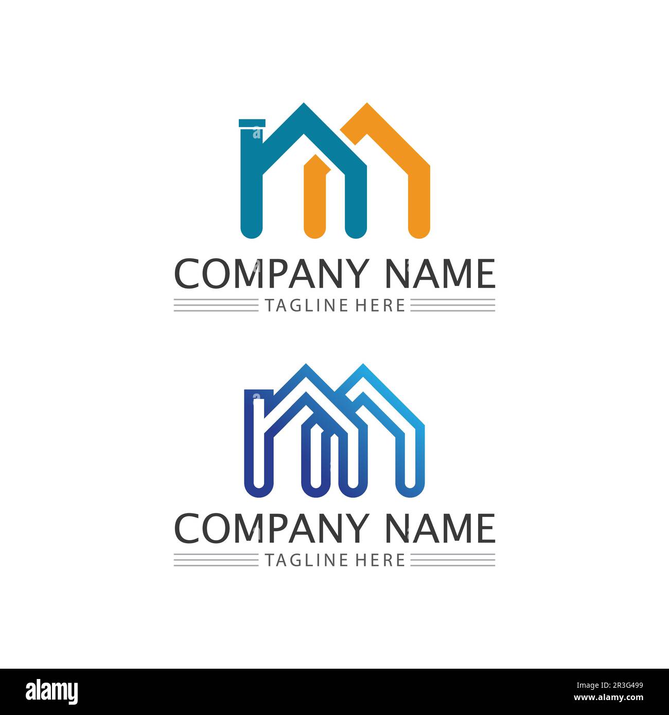 house and Real estate and home buildings vector logo icons template ...