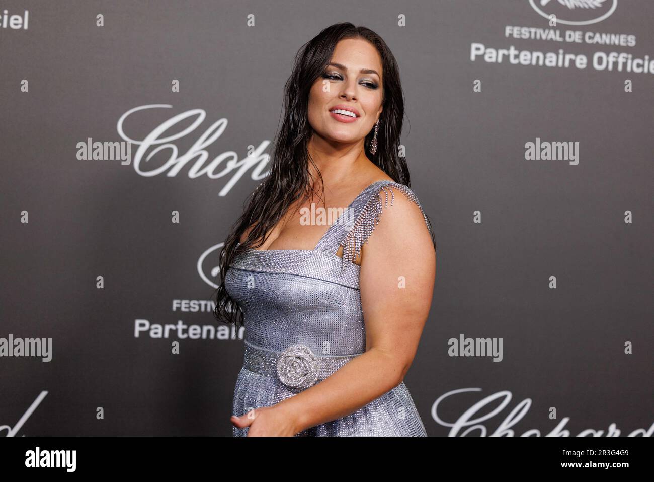 Cannes, France. 23rd May, 2023. Ashley Graham attending the "Chopard