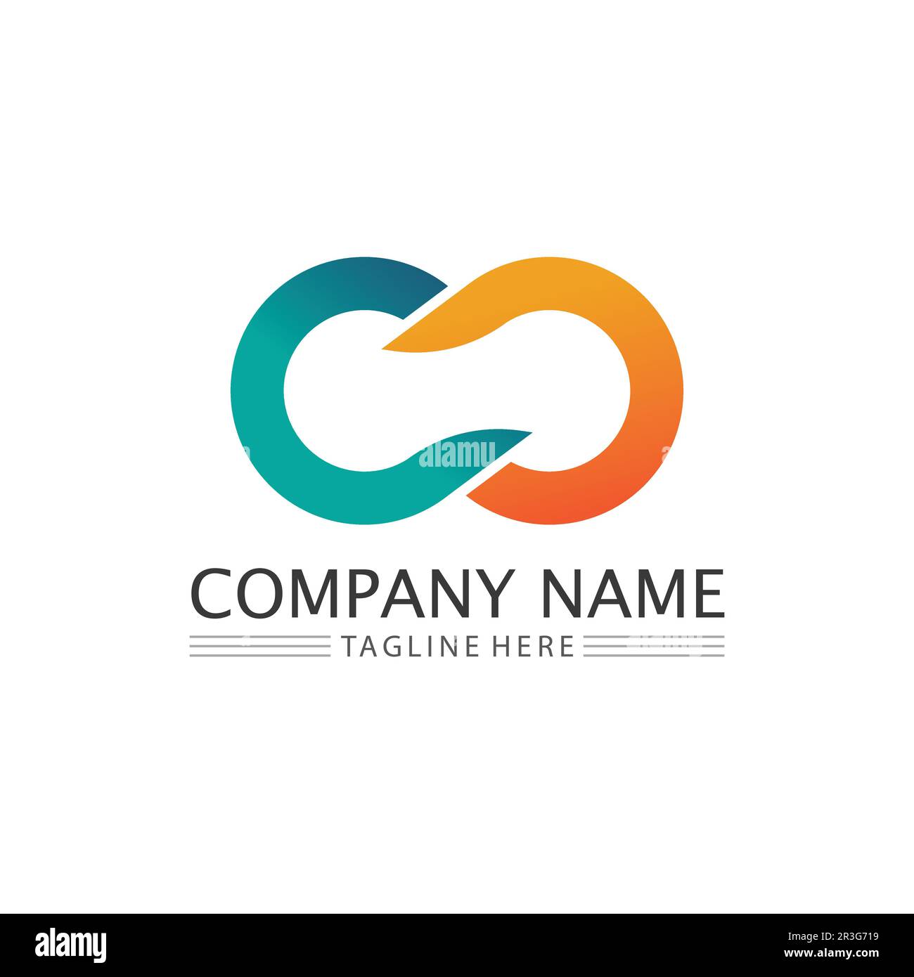 Infinity Design Vector icon illustration Logo template design Stock ...