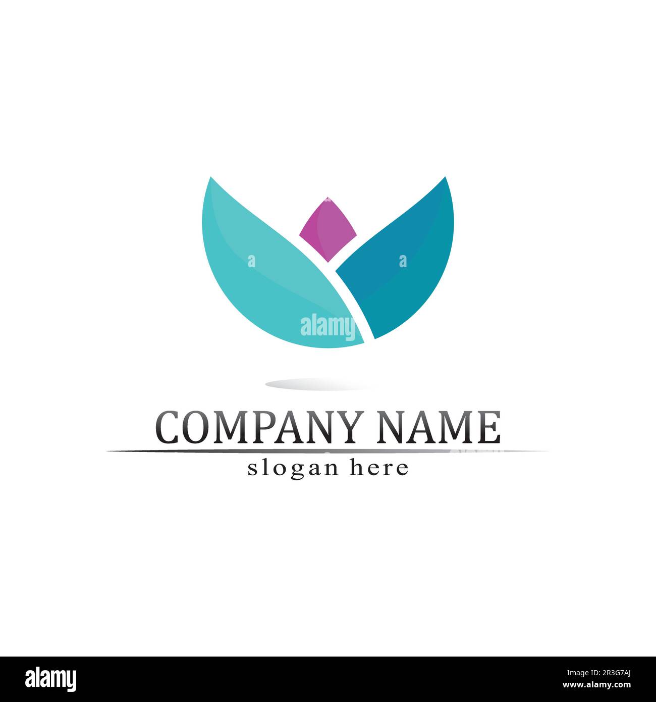 Tree leaf vector and green logo design friendly concept Stock Vector