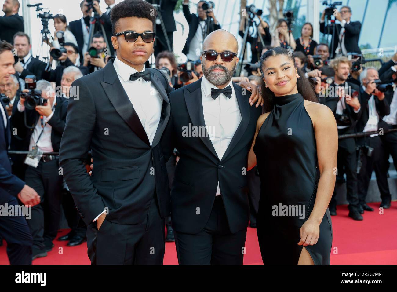 Cannes, France, on 23 May 2023. Juno Wright, Jeffrey Wright and Elijah