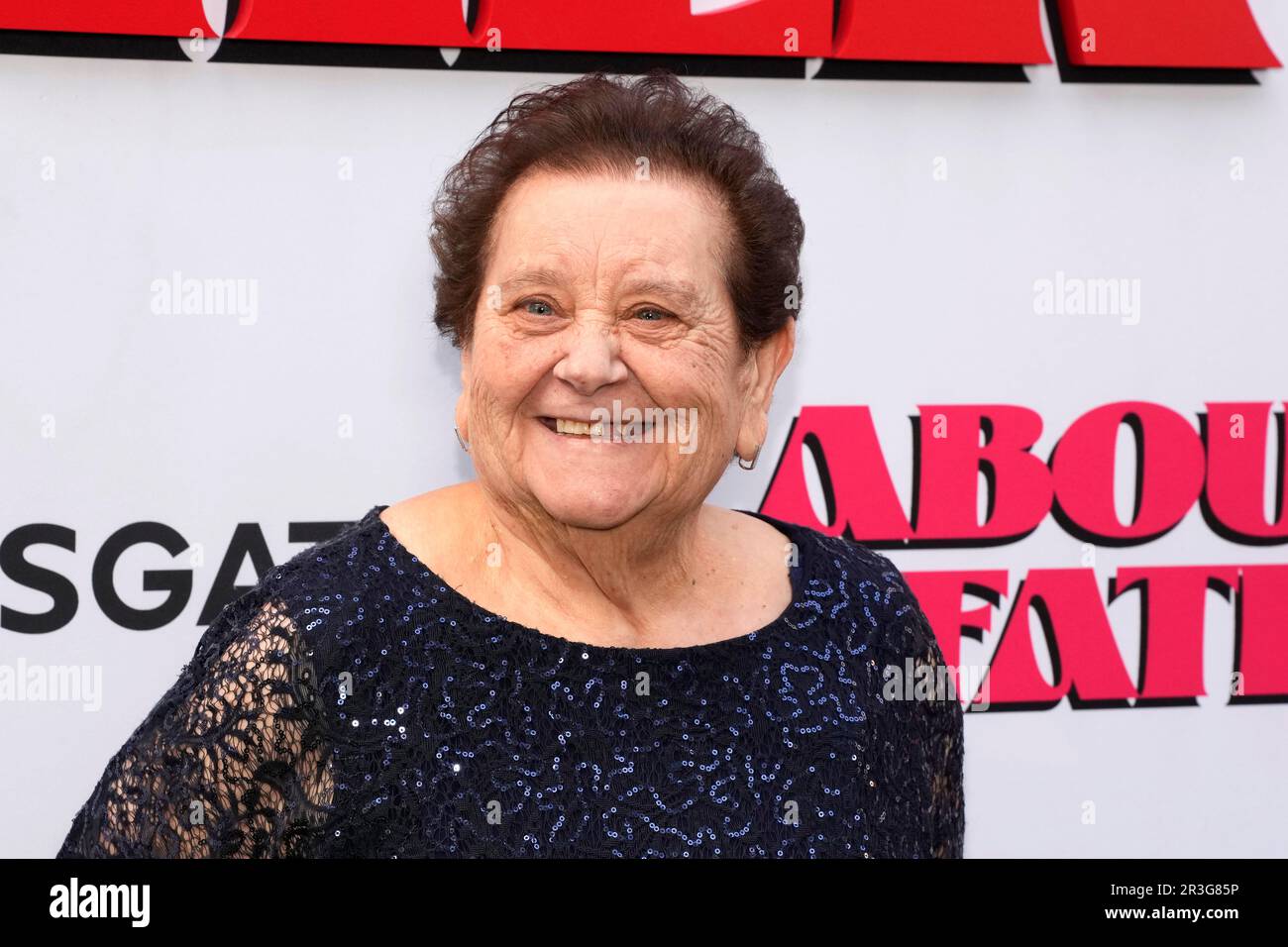 Pia Quaglieri attends the "About My Father" premiere at the SVA Theater