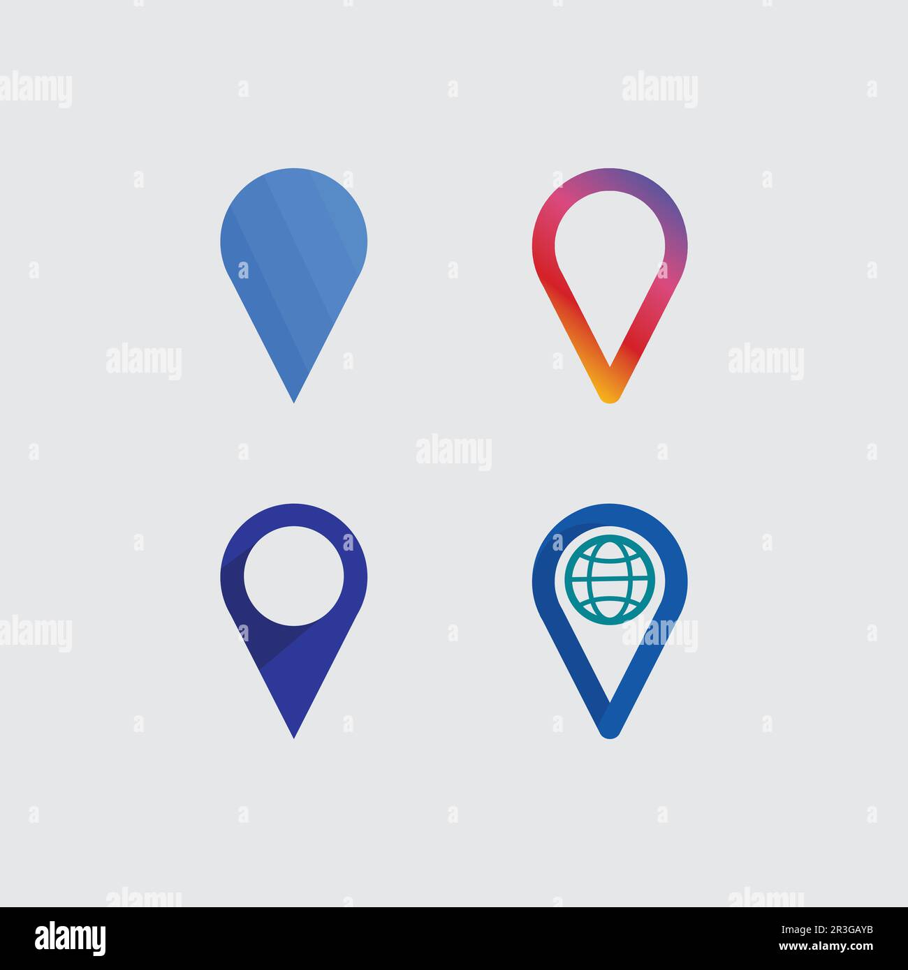 Location icon,Map logo for maps google maps, sign, route, position, symbol  and vector logo Stock Vector Image & Art - Alamy