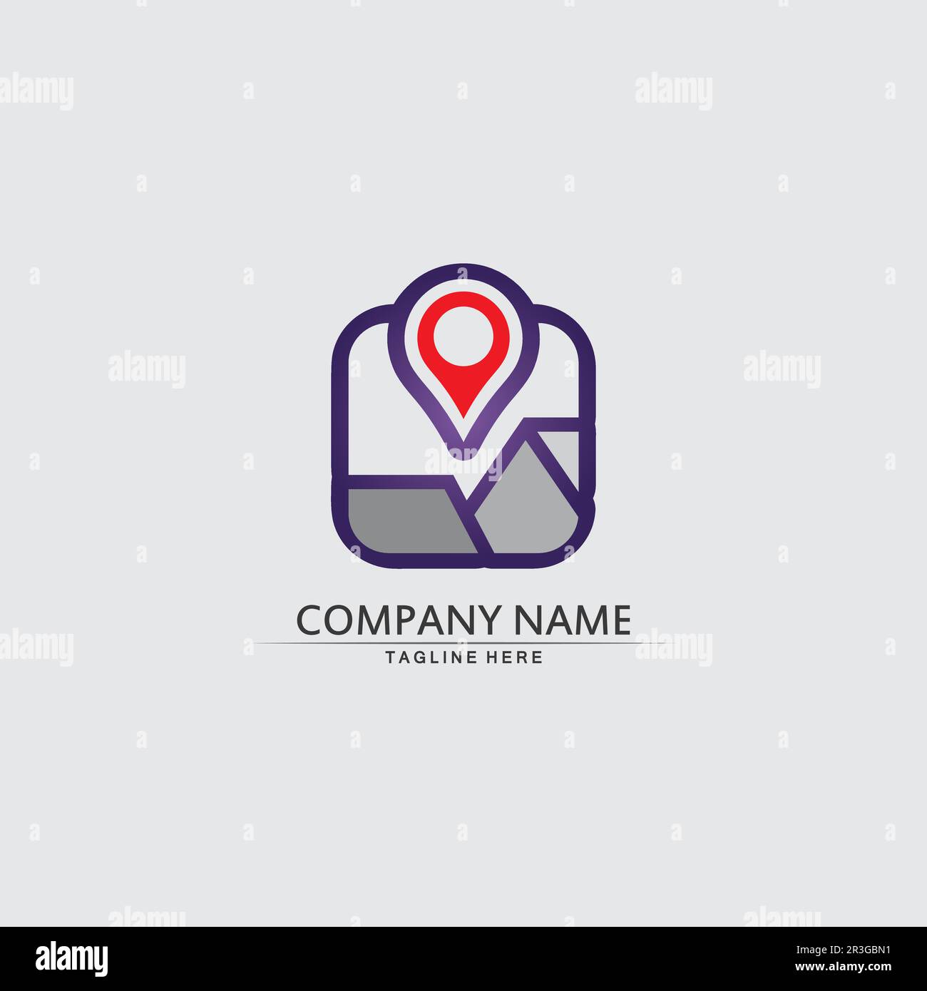 Location icon,Map logo for map, google map, sign, route, position, symbol and vector logo Stock Vector