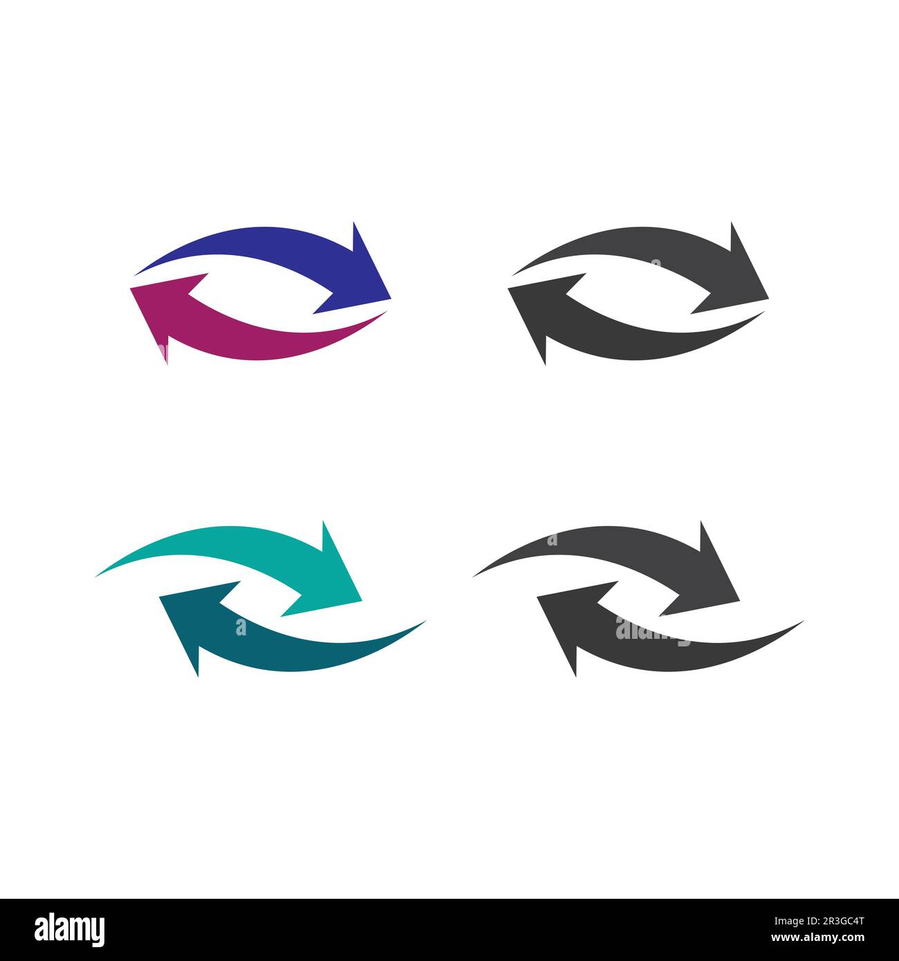 Arrow vector illustration icon Logo Template design Stock Vector Image ...
