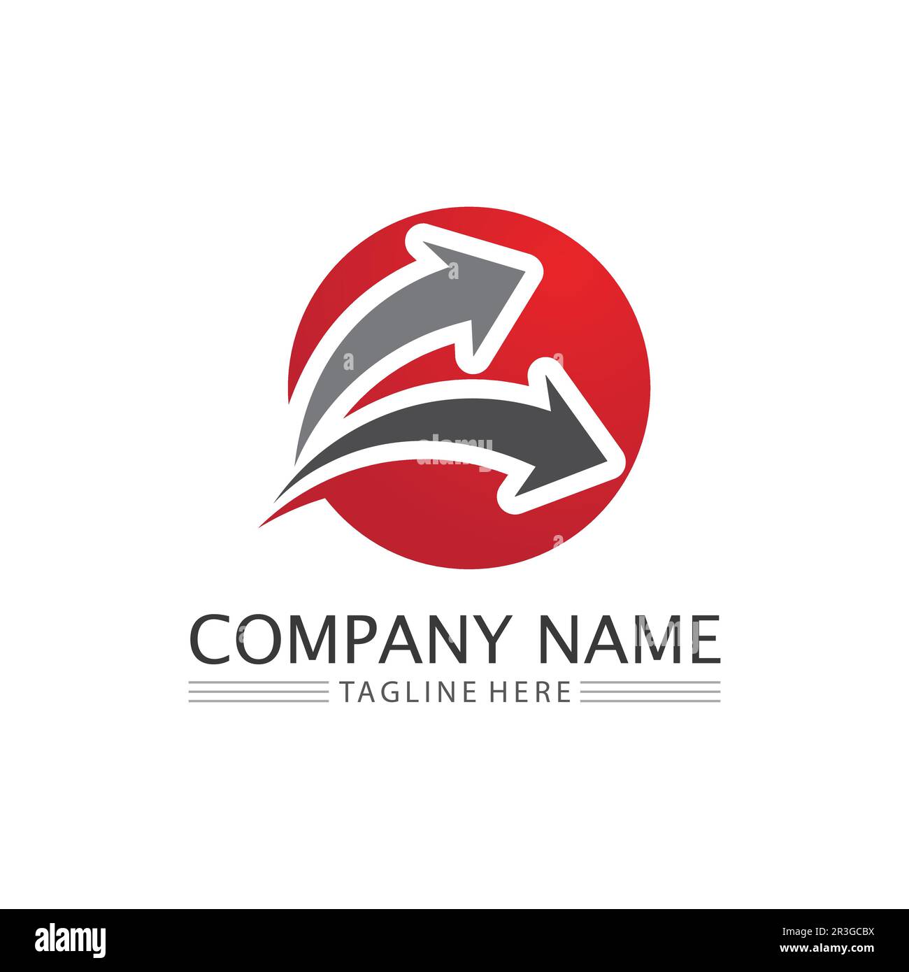 Arrow vector illustration icon Logo Template design Stock Vector Image ...