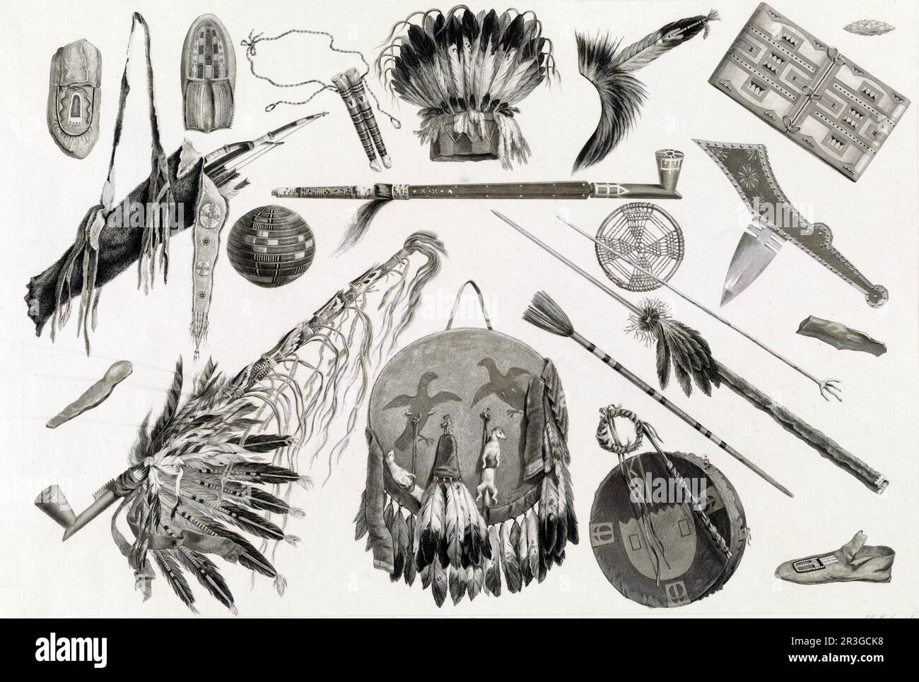 Indian utensils and arms Stock Photo Alamy