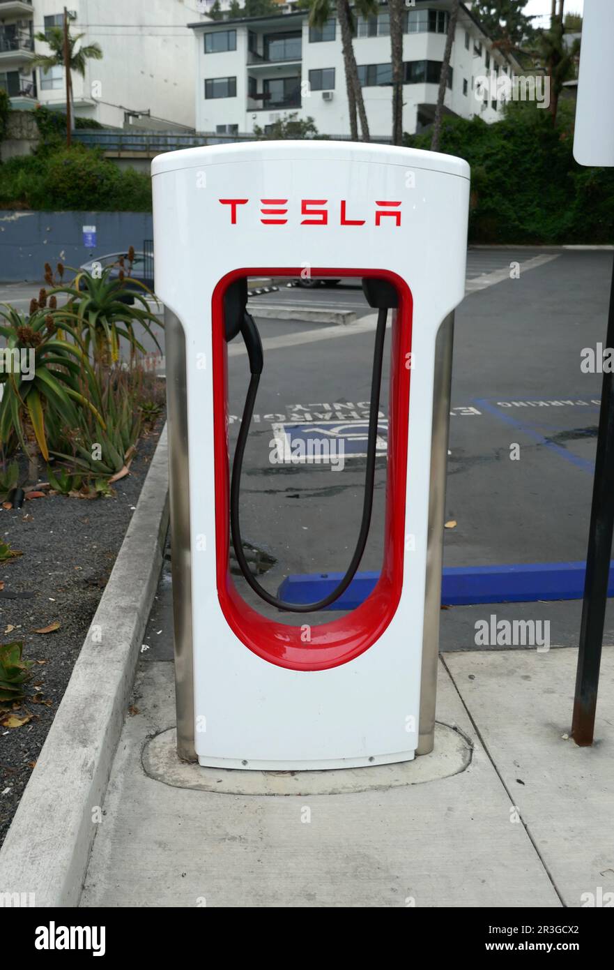 Los Angeles, California, USA 23rd May 2023 Tesla Car Charing Station on ...