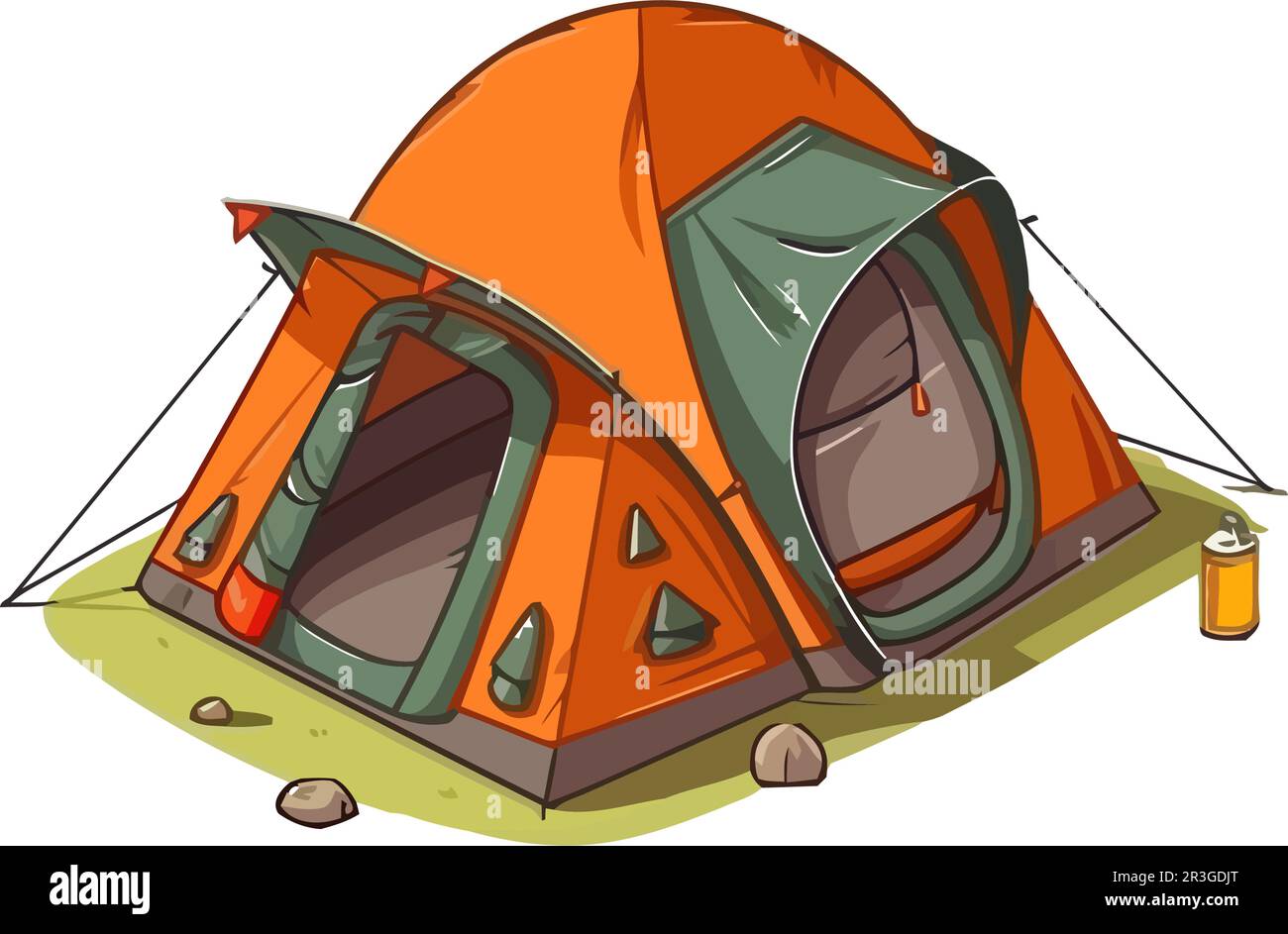 Adventure exploring camping tent Stock Vector Image & Art - Alamy