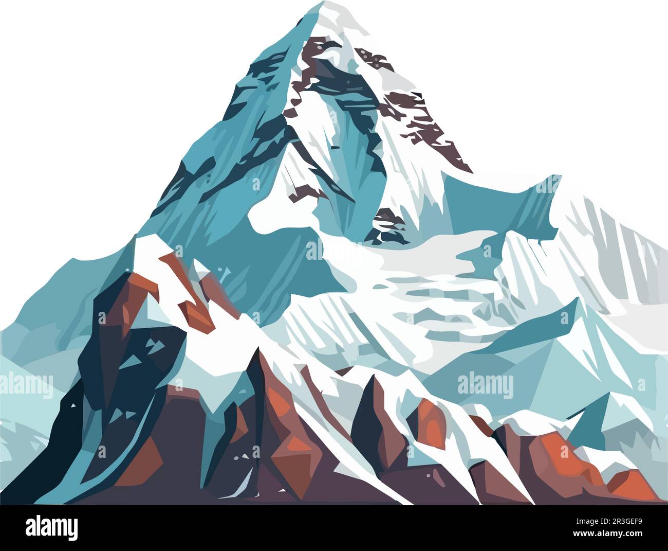 Isolation peak Stock Vector Images - Alamy