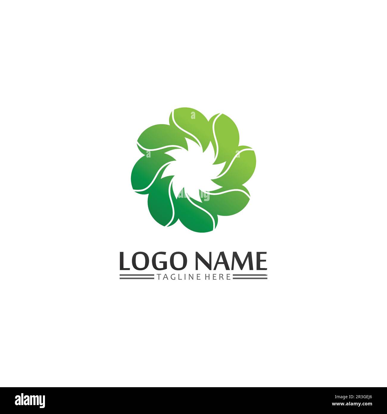 Tree leaf vector and green logo design friendly concept Stock Vector ...