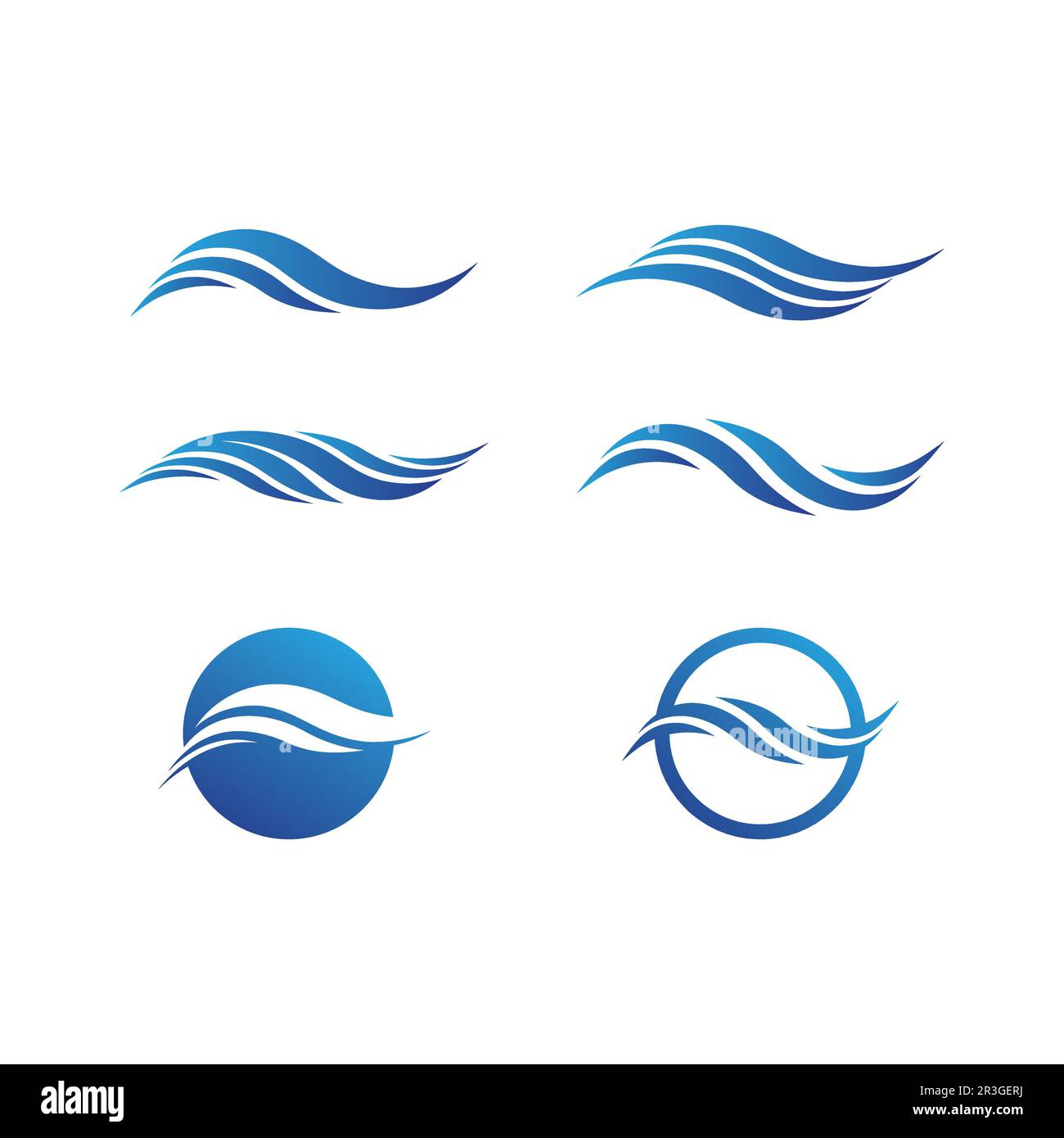 Water wave icon vector illustration design logo Stock Vector Image ...