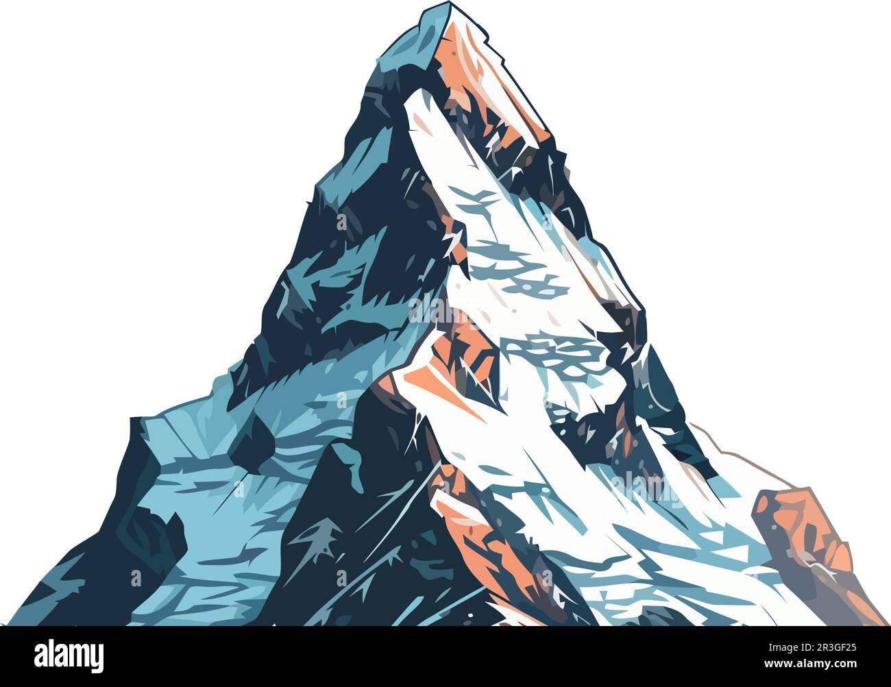 Isolation peak Stock Vector Images - Alamy