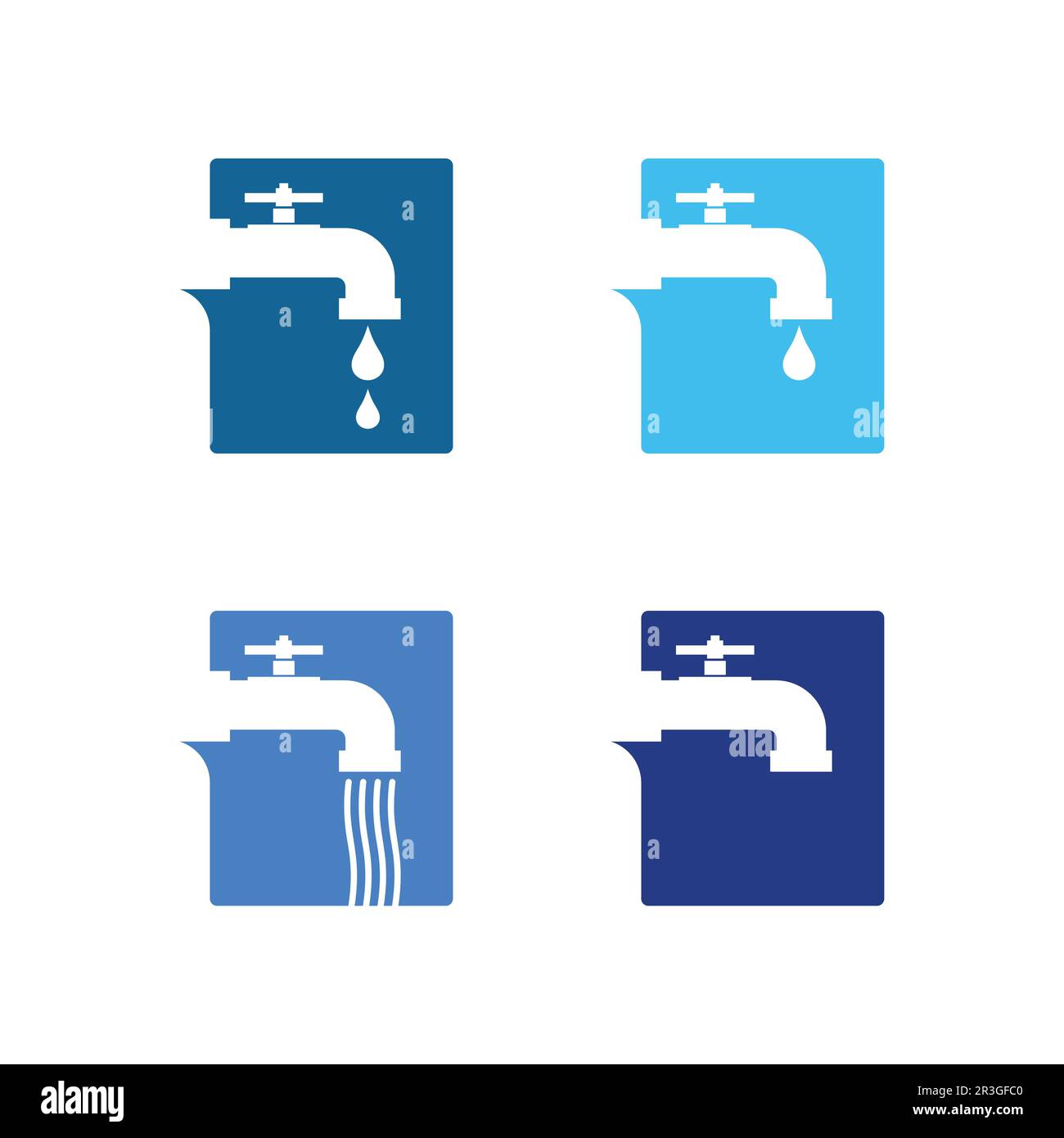 Water drop Logo wave Template vector illustration design business logo ...