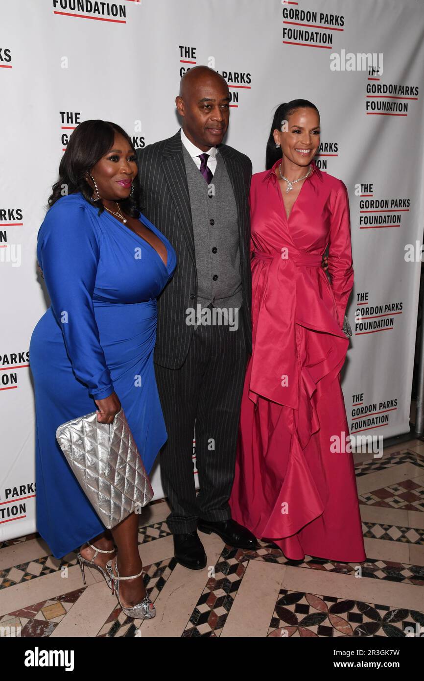 New York, USA. 23rd May, 2023. Bevy Smith, Raymond McGuire and Crystal