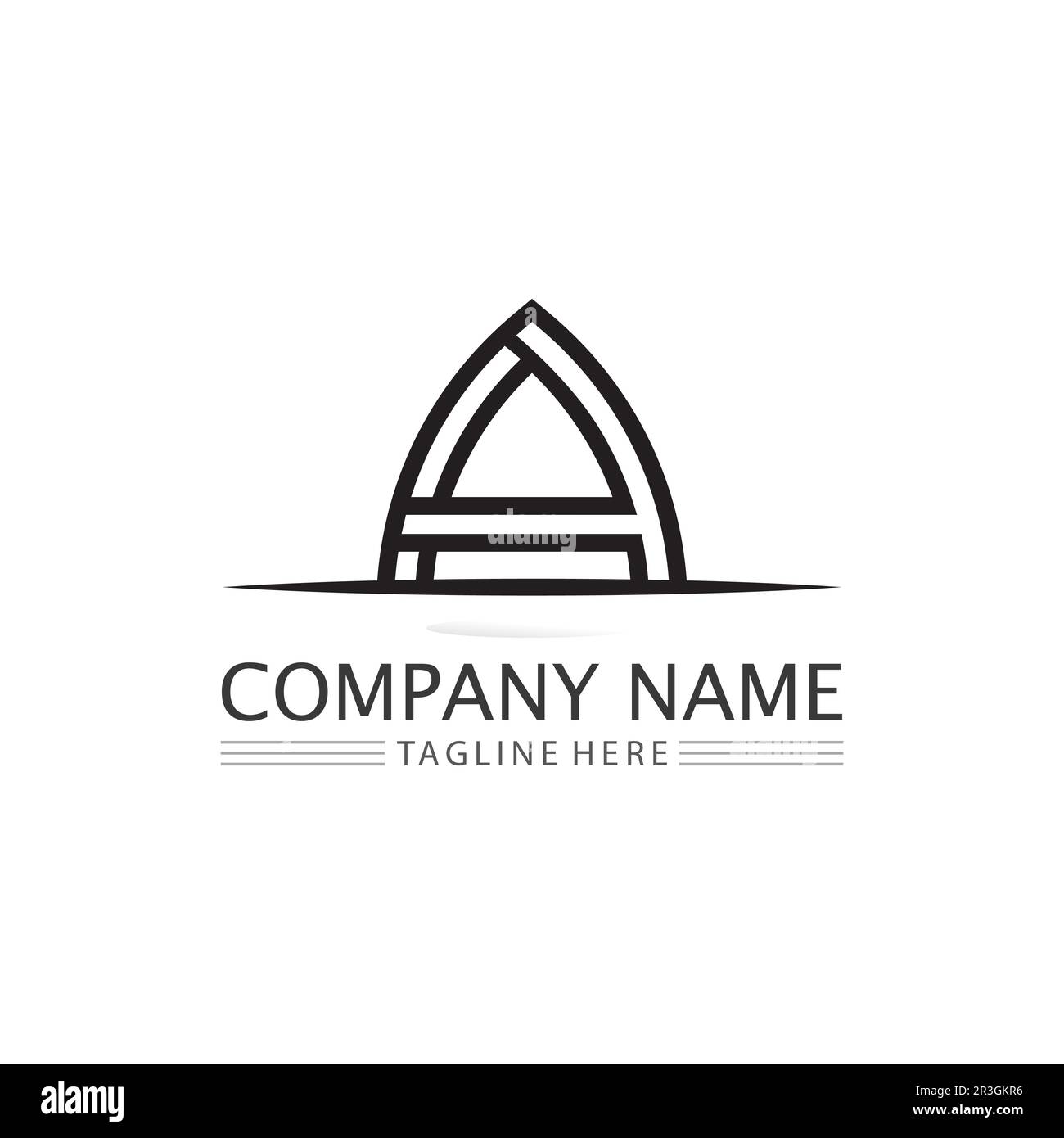 A Letter Logo Template vector icon illustration design Stock Vector ...