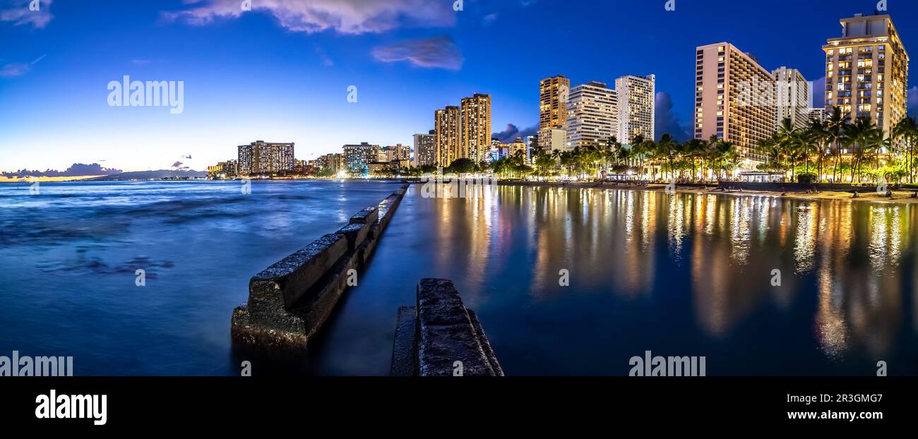 Photo of waikiki beach hi-res stock photography and images - Alamy
