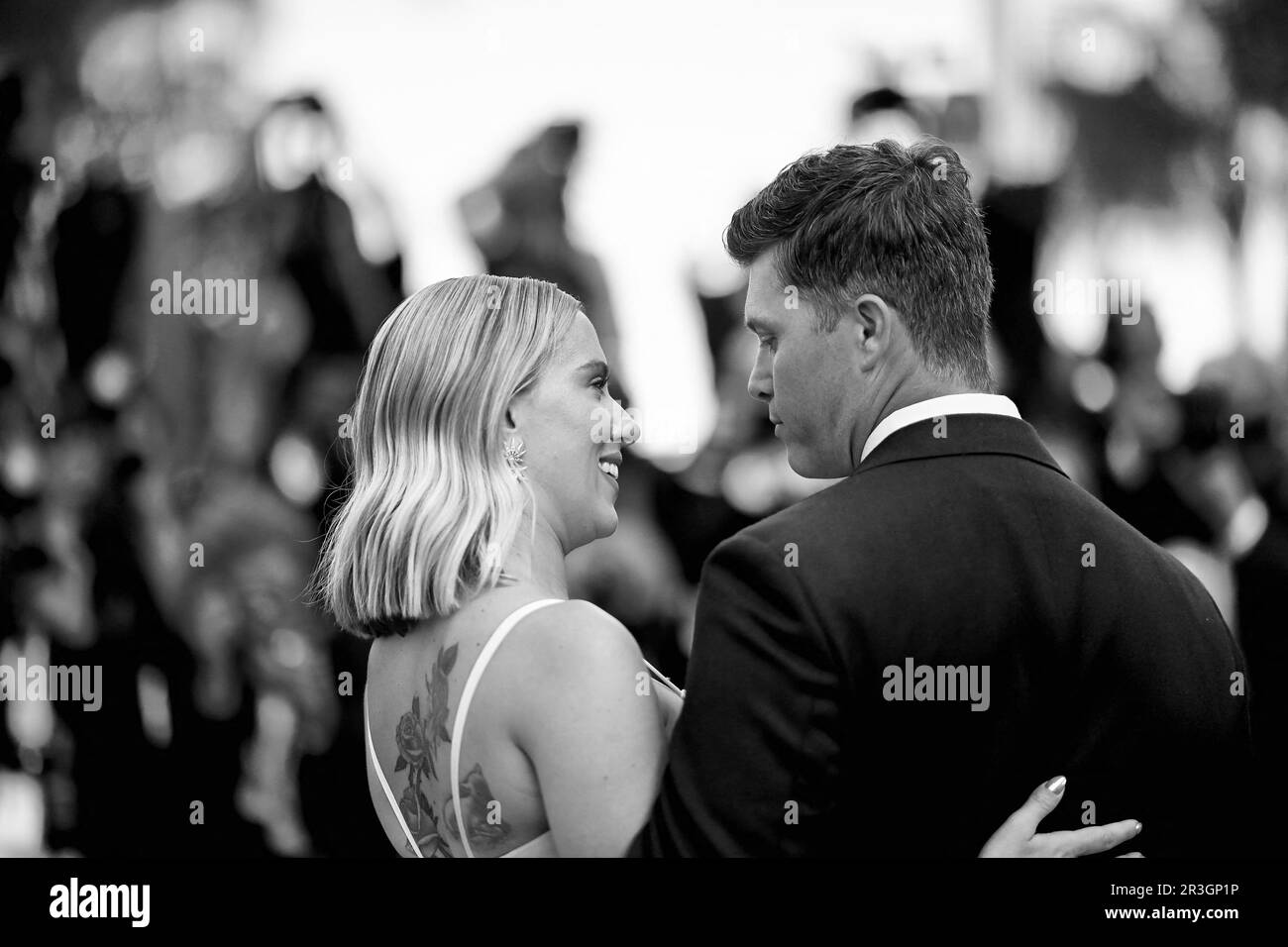 Cannes, France. 23rd May, 2023. attend the Asteroid City red carpet during the 76th annual Cannes film festival at Palais des Festivals on May 23, 2023 in Cannes, France. Photo by Frank Castel/ABACAPRESS.COM Credit: Abaca Press/Alamy Live News Stock Photo