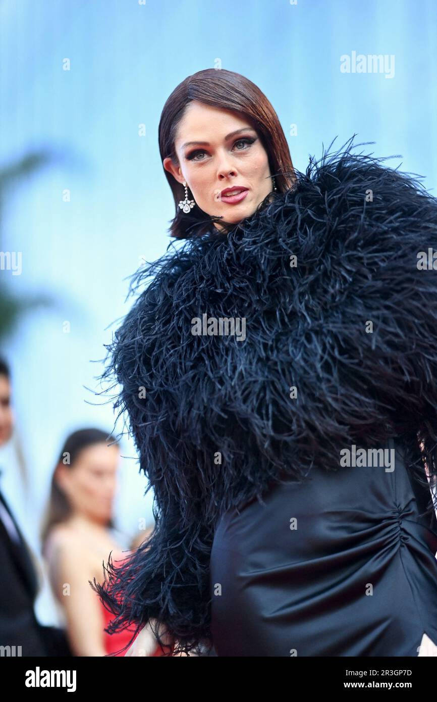Coco Rocha attend the Asteroid City red carpet during the 76th annual ...