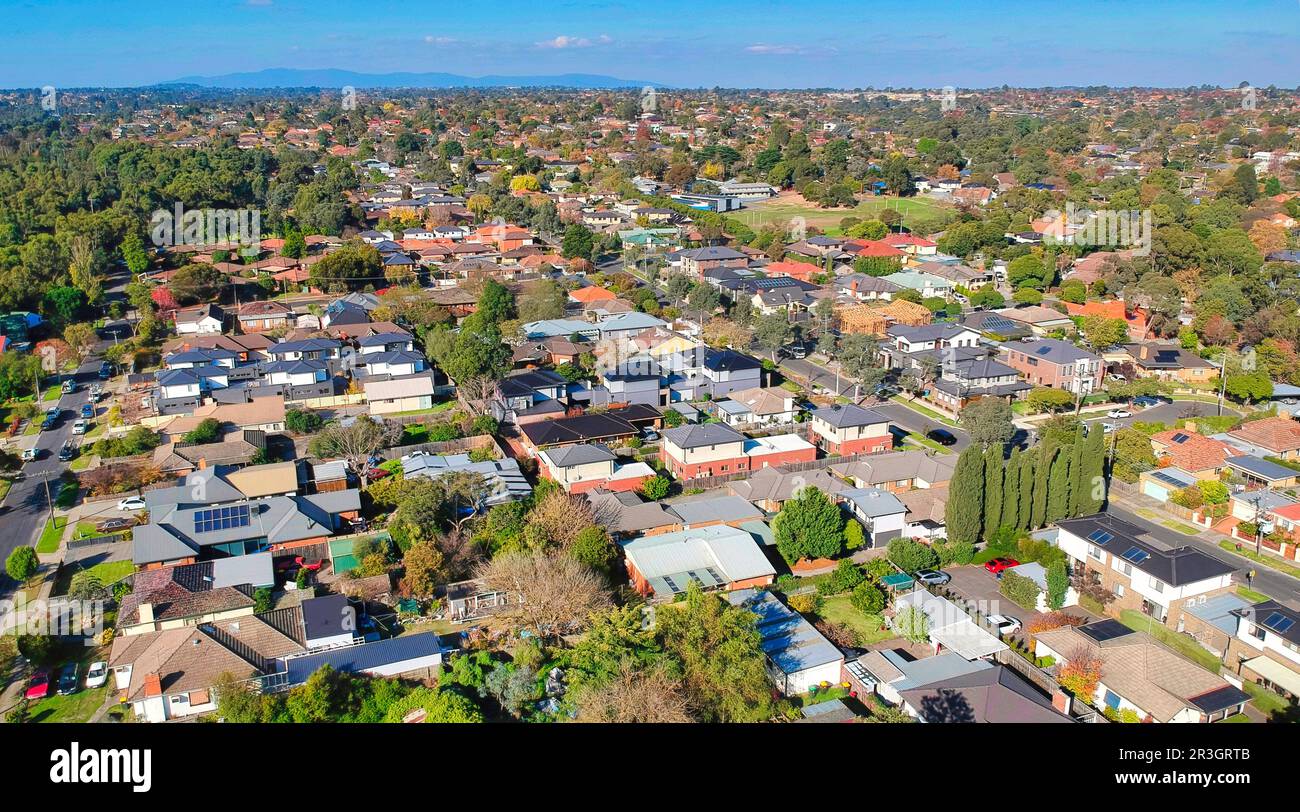 Box Hill, VIctoria, Australia 16 May 2019 A section of the Melbourne suburb of Box Hill