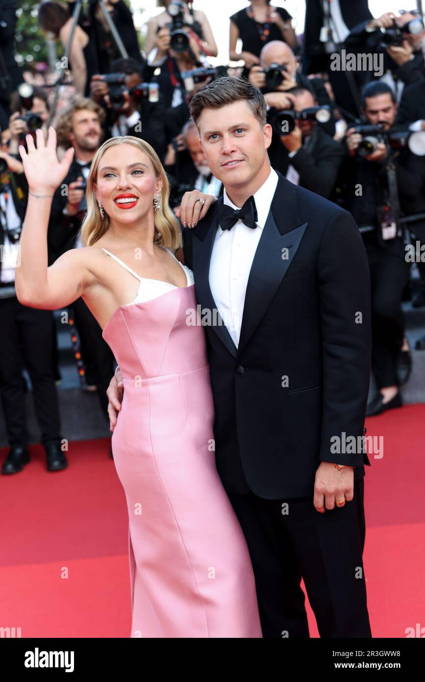 Cannes, France. 23rd May, 2023. CANNES MAY 23 Scarlett Johansson and