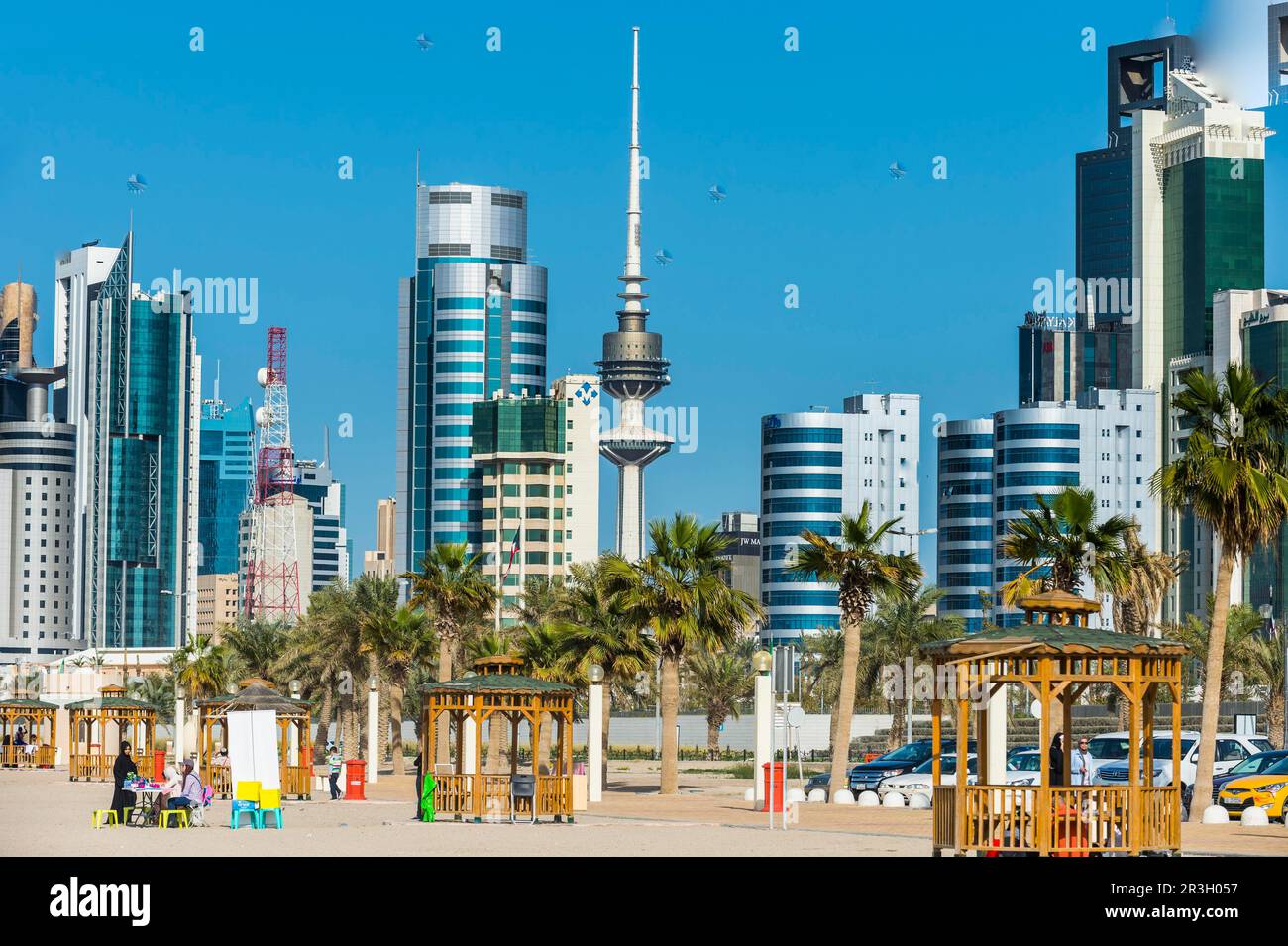 The skyline of Kuwait City, Kuwait Stock Photo Alamy