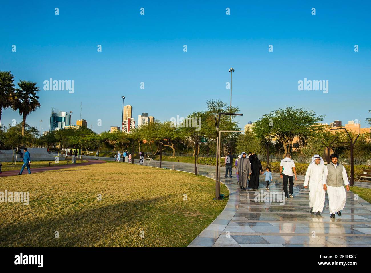 Al Shaheed Park, Kuwait City, Kuwait Stock Photo
