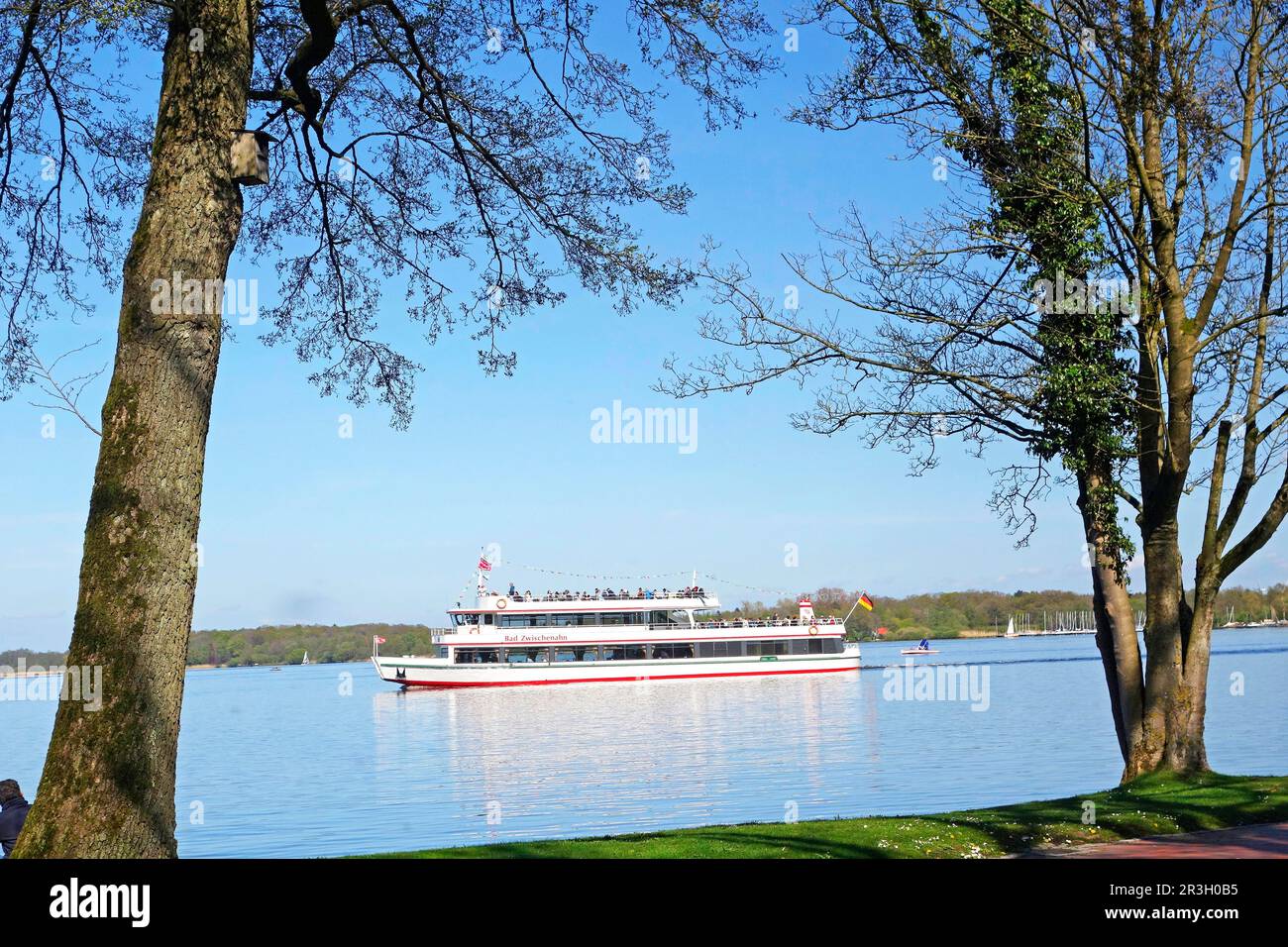 Excursion boat, Zwischenahner Meer, Bad Zwischenahn, Ammerland, Germany ...