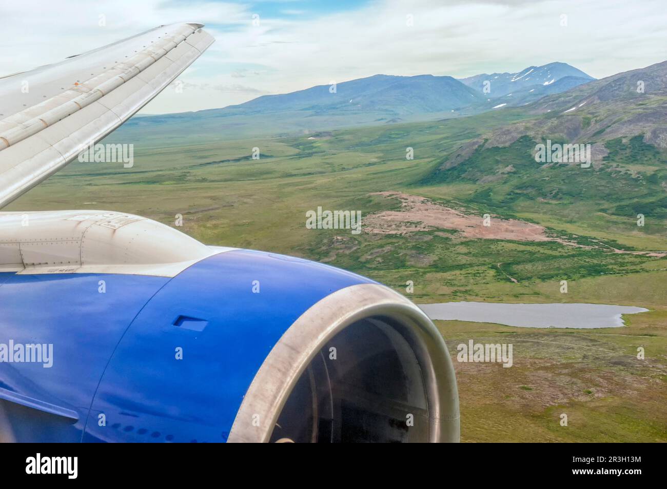 Aerial view of the Siberian landscape, Russia Stock Photo - Alamy