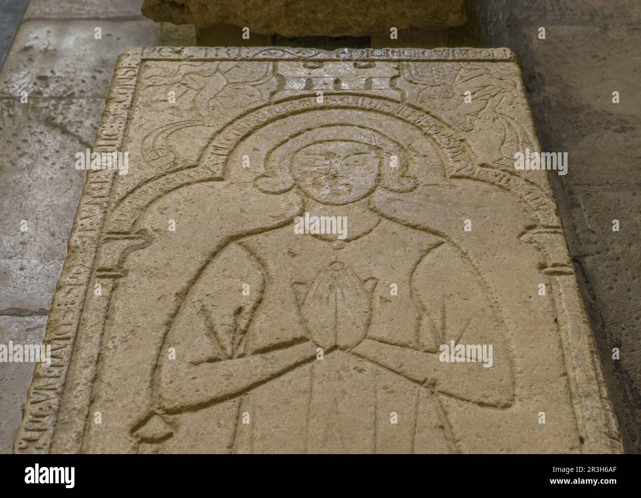 FRANCE. BURGUNDY. COTE-D'OR (21) MONTBARD. THE ABBEY OF FONTENAY (XIITH CENTURY), LISTED AS WORLD HERITAGE OF HUMANITY BY UNESCO Stock Photo