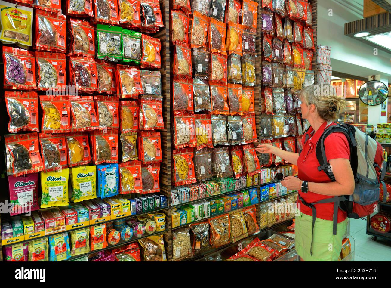 Dried fruit, Shop, Chinatown, Singapore Stock Photo Alamy
