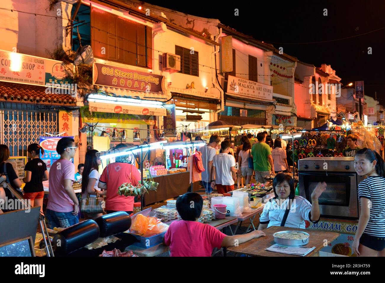 Night Market, Jonker Street, Melaka, Malaysia Stock Photo Alamy