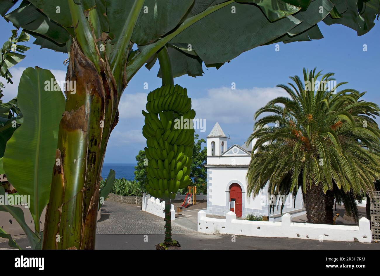 Chapel by the sea near San Andres, La Palma, Canary Islands, Spain Stock Photo
