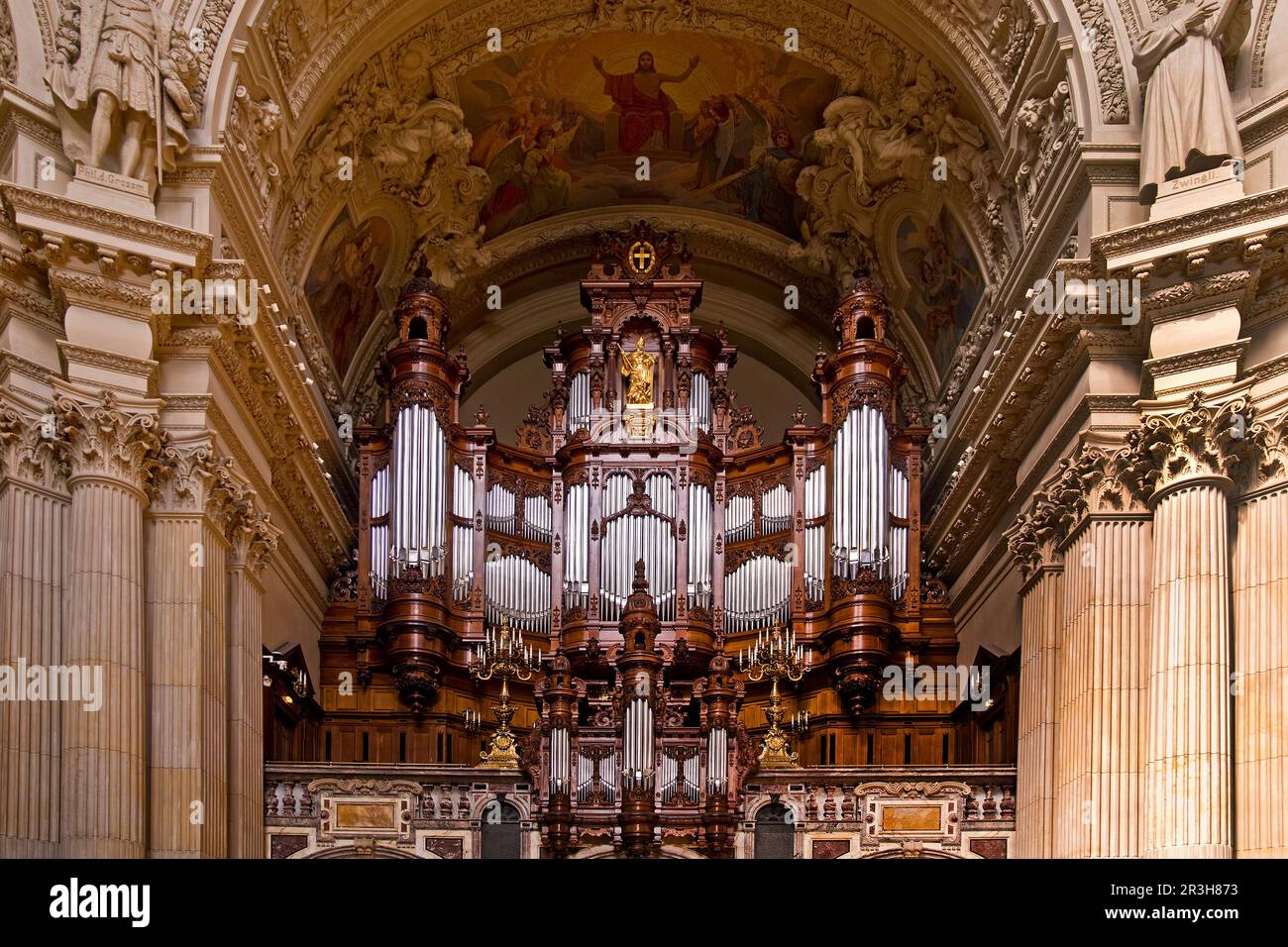 Sauer Organ, Berlin Cathedral, Berlin, Germany, Europe Stock Photo