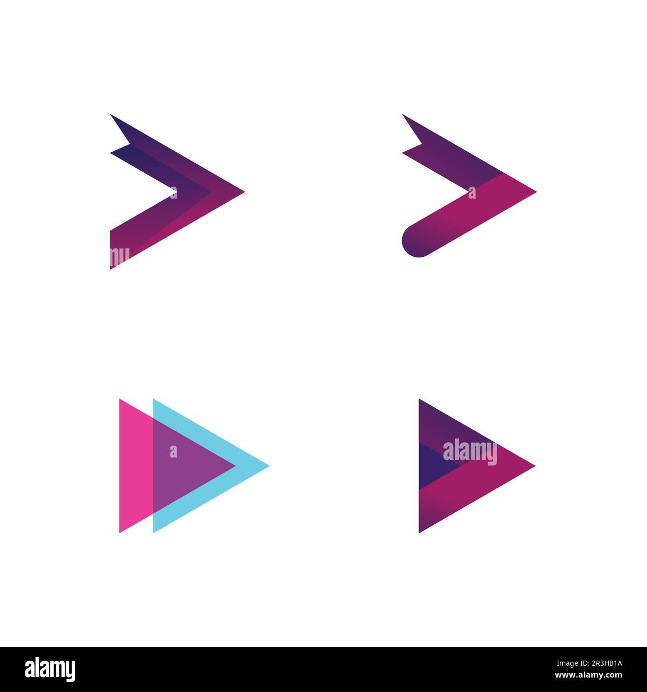 Arrow vector illustration icon Logo Template design Stock Vector Image ...