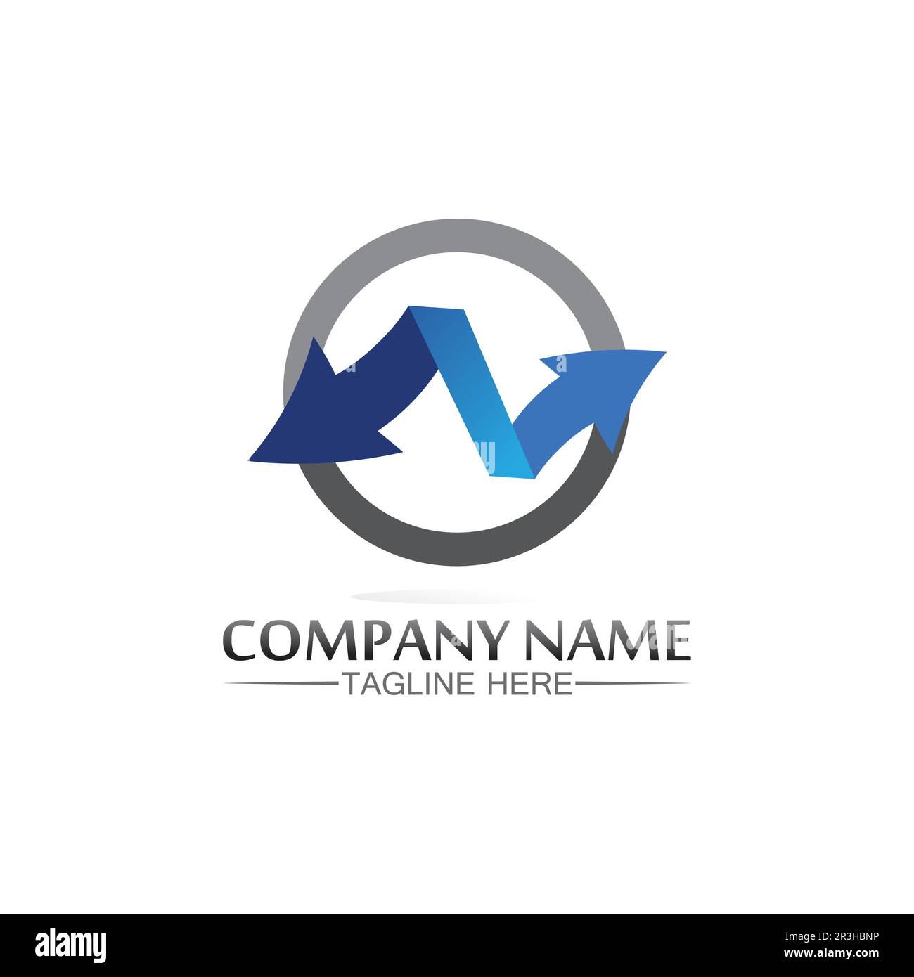 Arrow vector illustration icon Logo Template design Stock Vector Image ...