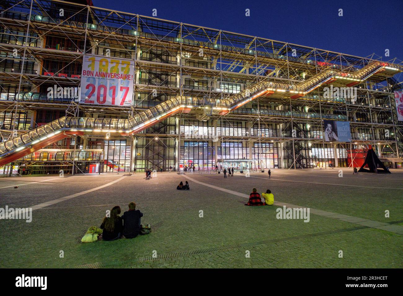 Centro Nacional de Arte y Cultura Georges Pompidou, Paris, France,Western Europe. Stock Photo