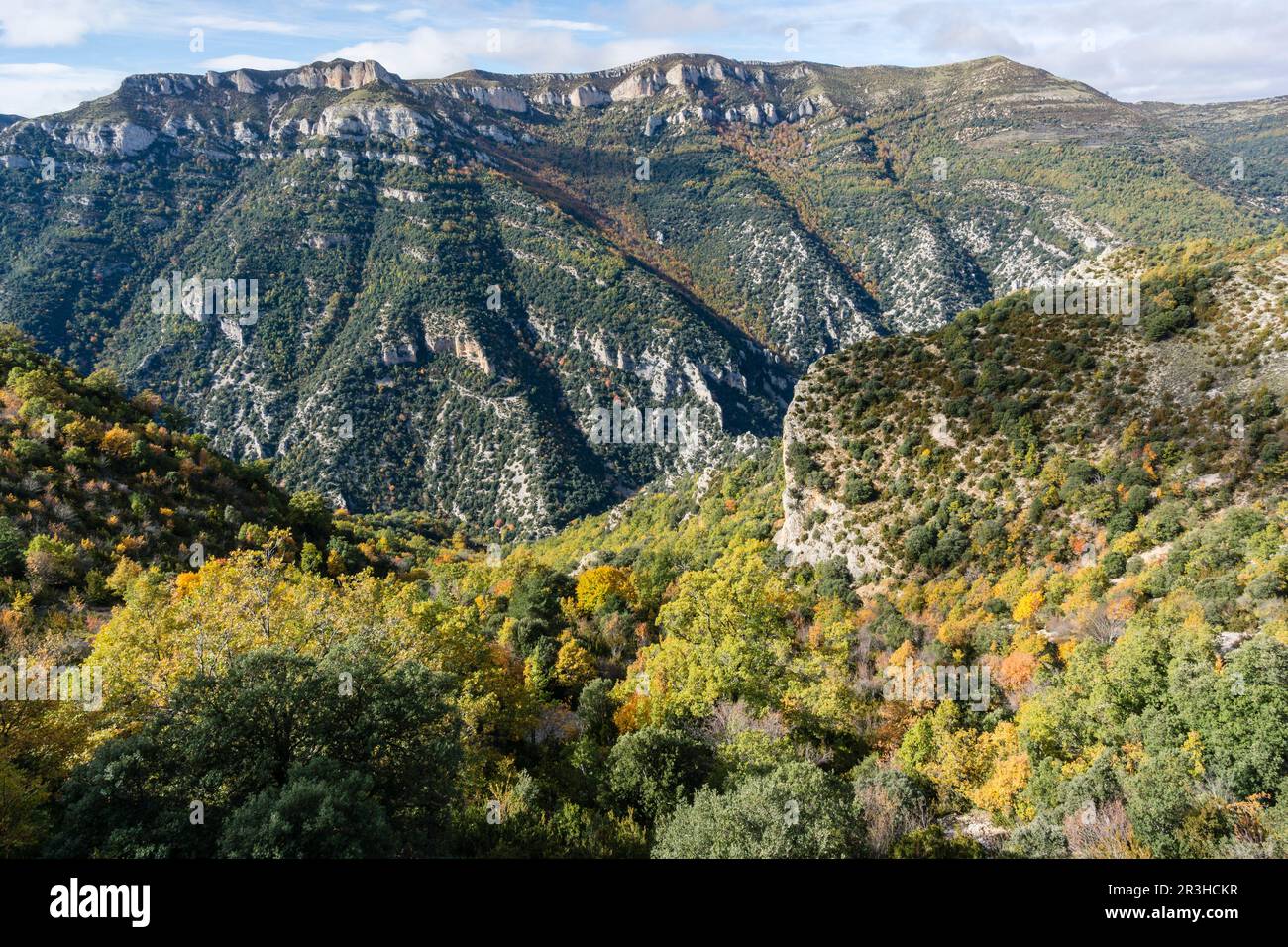 Sierra de Sevil ,Sobrarbe, Provincia de Huesca, Comunidad Autónoma de Aragón, cordillera de los Pirineos, Spain, europe. Stock Photo