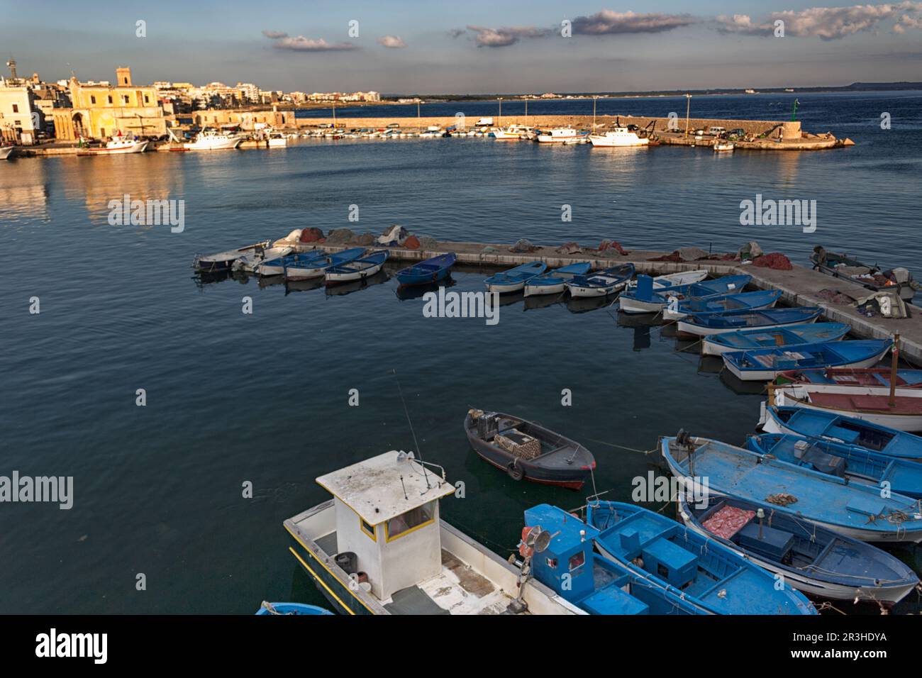 Bay between Rivelino and Canneto in Gallipoli (Le) Stock Photo