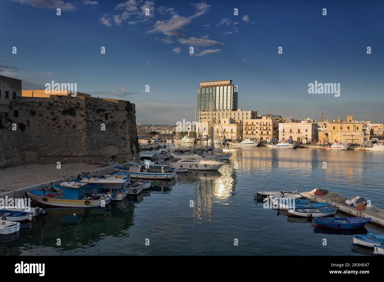 Bay between Rivelino and Canneto in Gallipoli (Le) Stock Photo