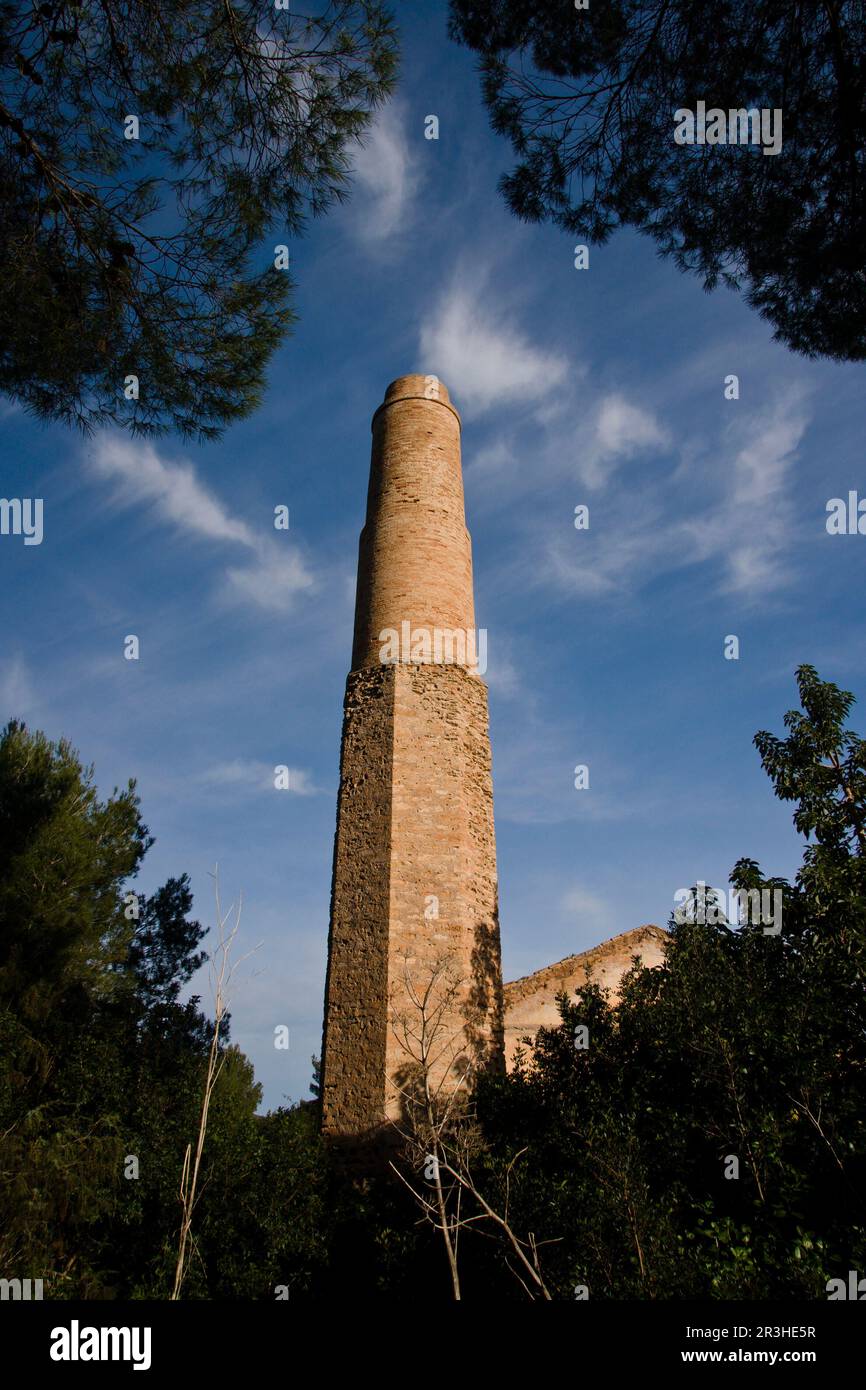 Mina de plomo de SArgentera.Sant Carles de Peralta.Es Amunts.Ibiza.Balearic islands.Spain. Stock Photo