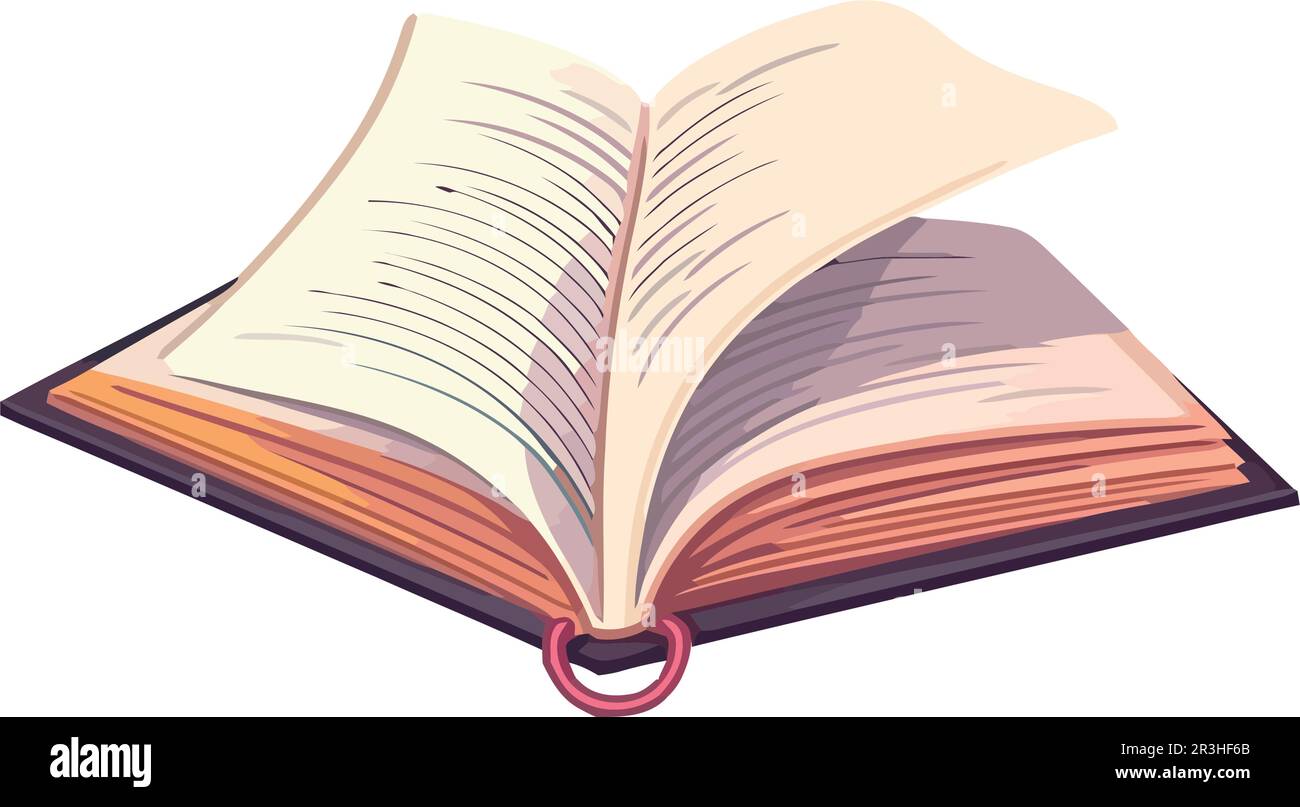 Antique book bookmark symbolizes wisdom Stock Vector Image & Art Alamy