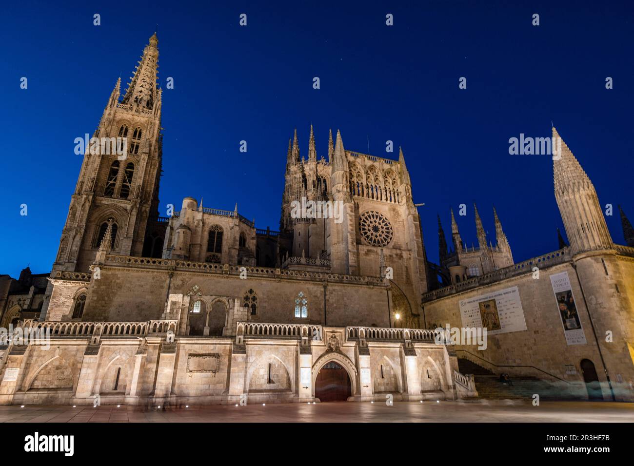 Burgos cathedral, Santa Iglesia Catedral Basílica Metropolitana de Santa María, Burgos province, Spain. Stock Photo