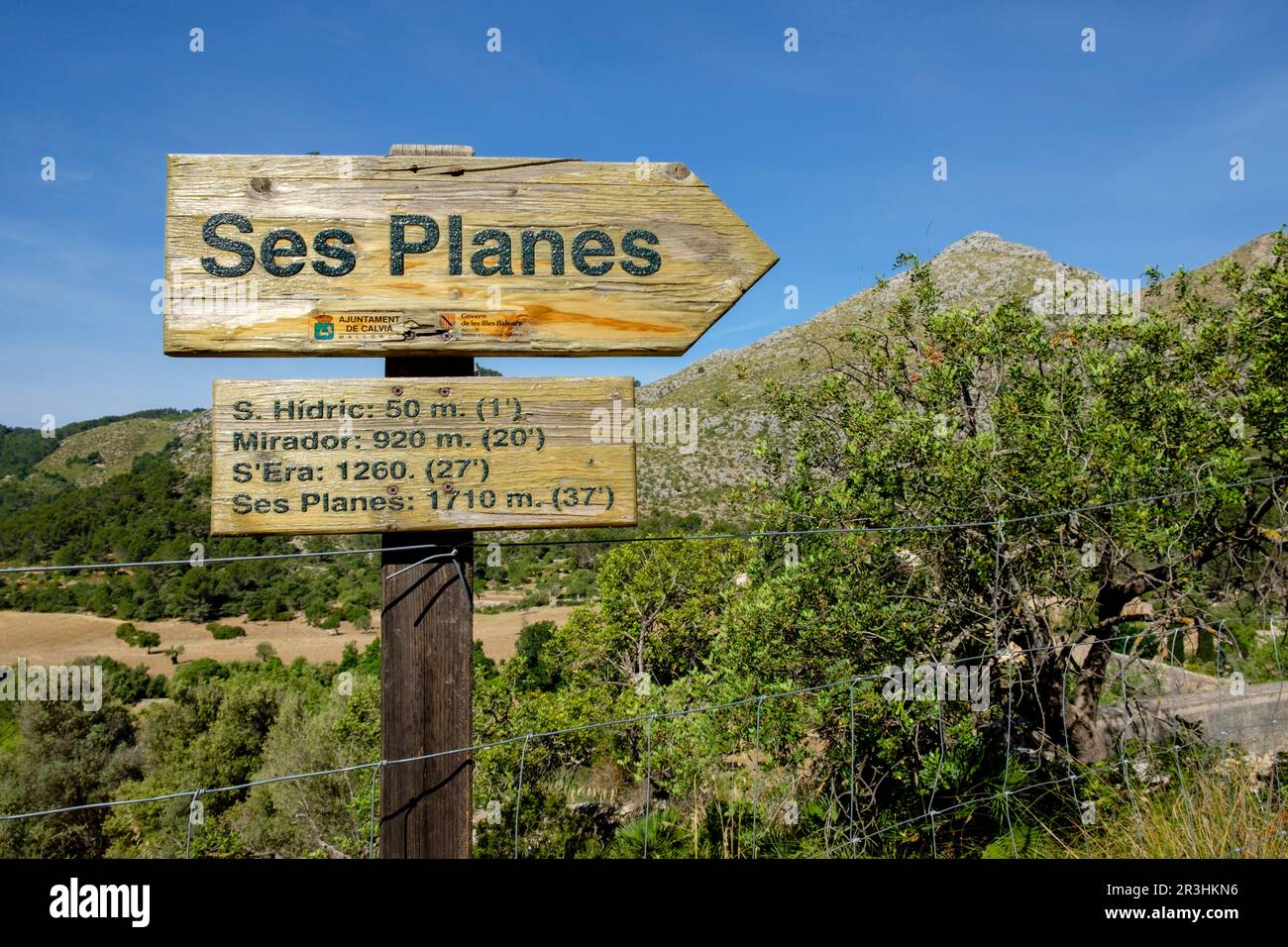 Galatz Map itinerario de Ses Planes, Finca Pública Galatzó, Calvia, Mallorca ...