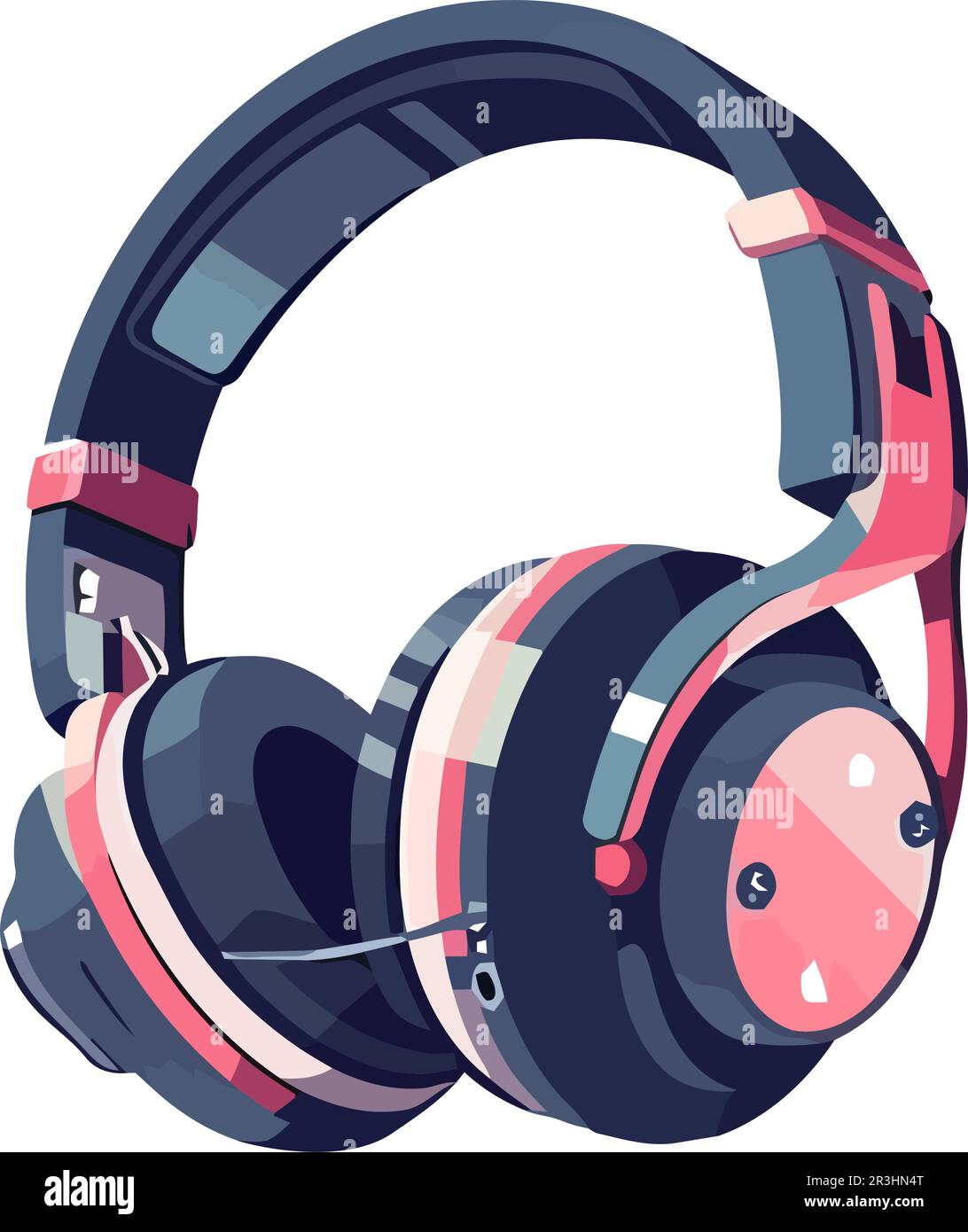 Modern headphones symbolize creativity and fun Stock Vector Image & Art