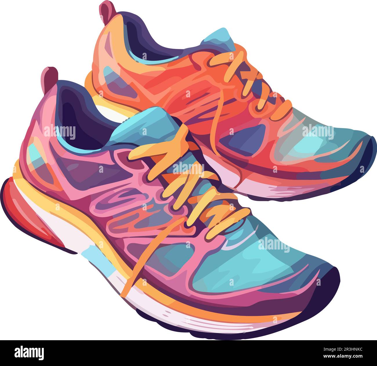 Modern sports shoe design for healthy lifestyles Stock Vector Image ...